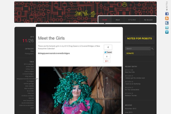 Site using Dm-albums plugin