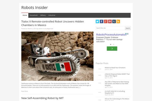 NewsPlus theme site design template sample