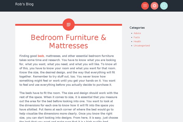 Sorbet theme site design template sample