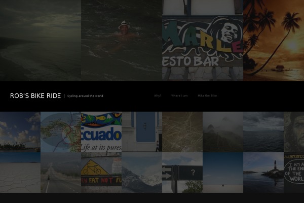 Fullscreen theme site design template sample