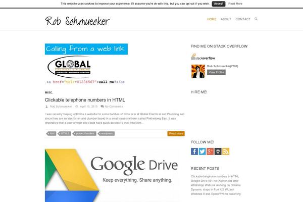 robschmuecker.com site used Robschmuecker