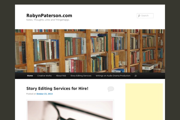 robynpaterson.com site used Motioner