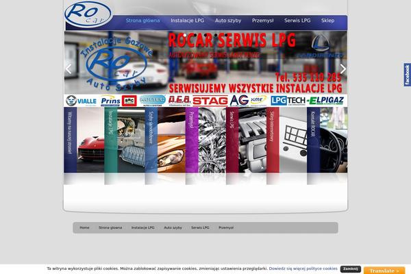 Eco theme site design template sample