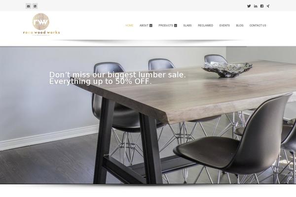 Thalassa theme site design template sample