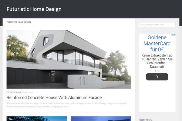 Hueman theme site design template sample