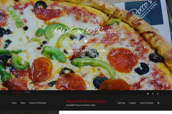 FoodHunt theme site design template sample
