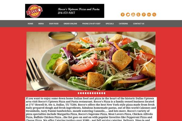 Restaurateur theme site design template sample
