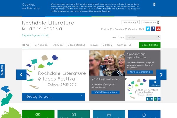 Site using Embed Facebook plugin