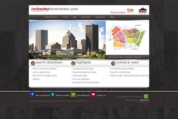 Thirty Ten theme site design template sample