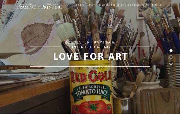 Haven theme site design template sample