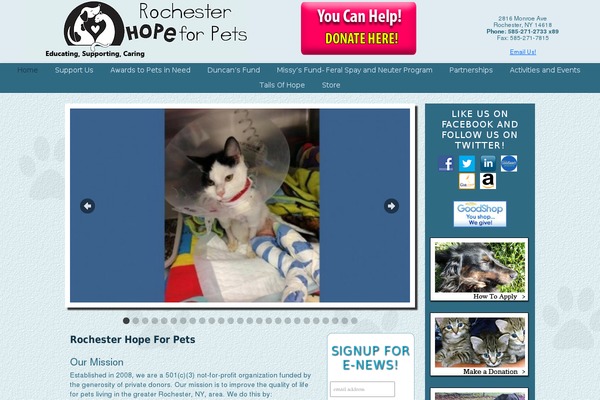 Site using Image Rotator Widget plugin
