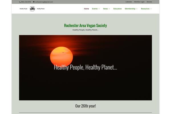 Site using Cool Timeline plugin