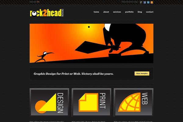Reaction theme site design template sample