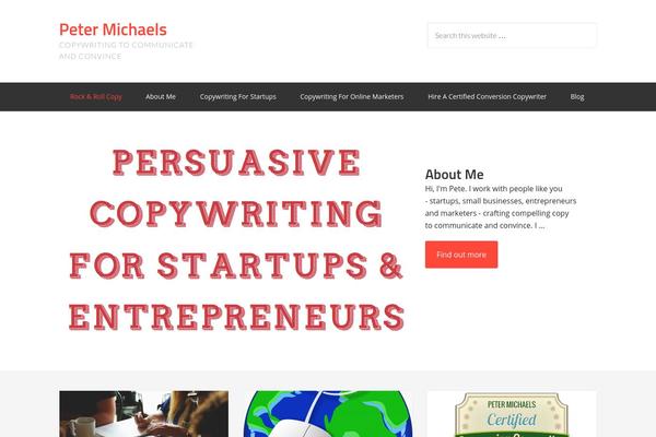 Genesis theme site design template sample