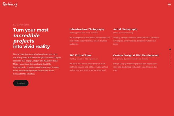 Dfd-native theme site design template sample
