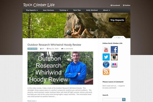 rockclimberlife.com site used Nexus