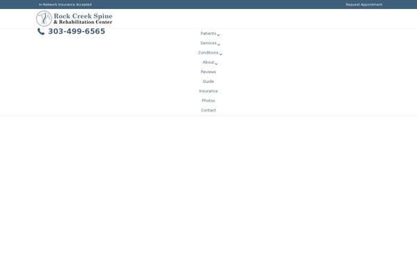 rockcreekspine.com site used Localleader
