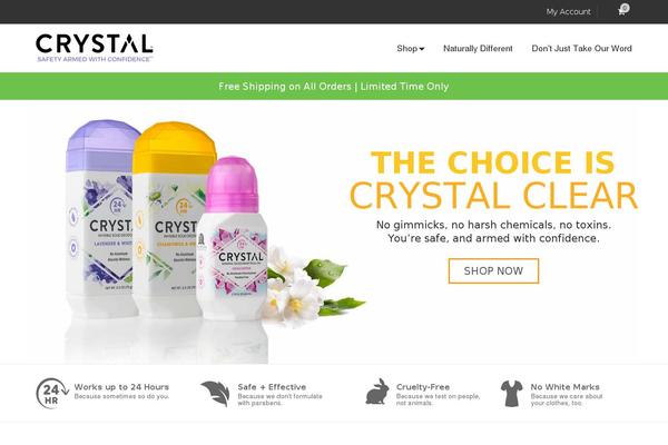 rockdeodorant.com site used Rock