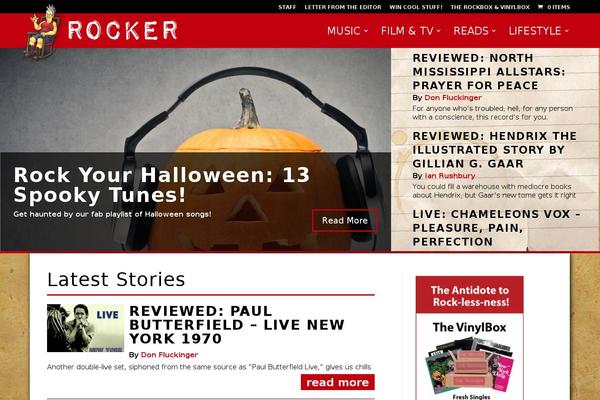 rockerzine.com site used Rockerzine-v2