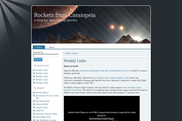 rocketsfromcassiopeia.com site used Planets3