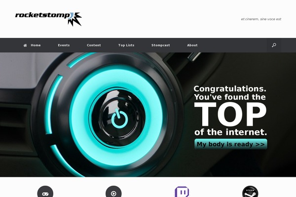 Vantage theme site design template sample