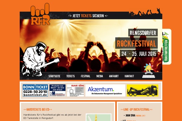 rockfreunde.de site used Rockfreunde