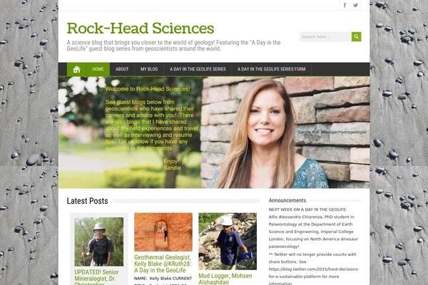 MaidenHair theme site design template sample