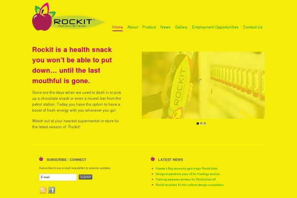 Rockit theme site design template sample