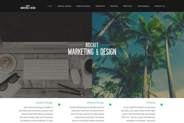 Dikka theme site design template sample
