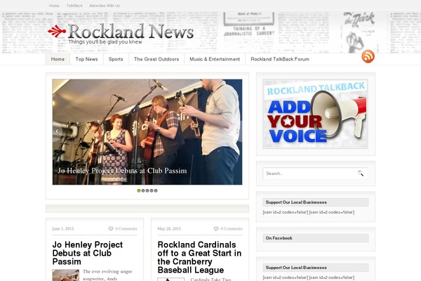 Fresh News theme site design template sample