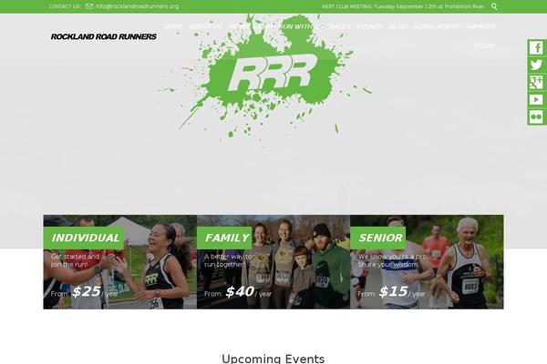 RunCrew theme site design template sample