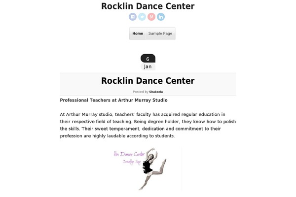 rocklindancecenter.com site used Nu White