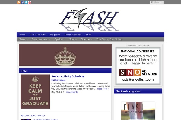 Sno Flex theme site design template sample