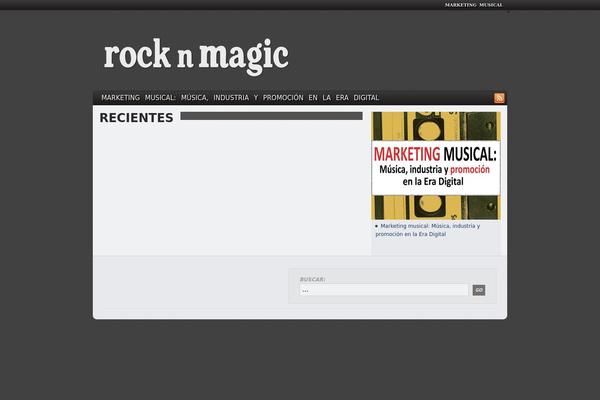 rocknmagic.com site used Yamidoo Magazine