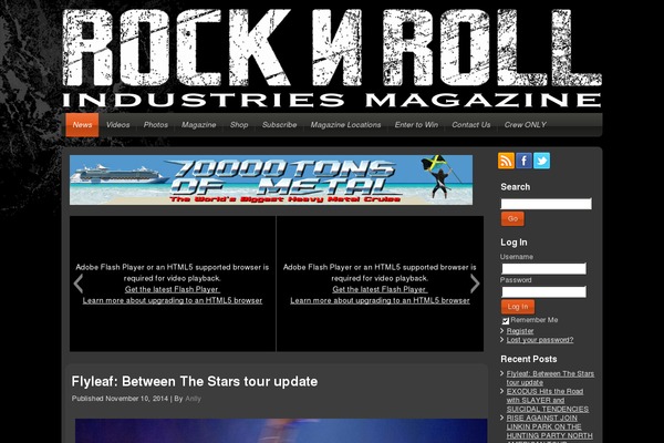 Site using Flagallery-skins plugin