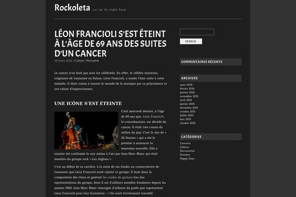 rockoleta.com site used Keiran
