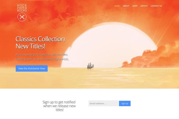 Simplicity theme site design template sample