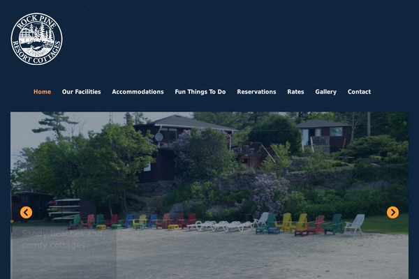 Resort theme site design template sample