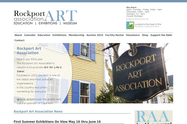 rockportartassn.org site used Raa