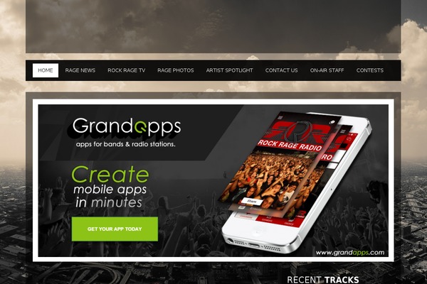 Soundwave theme site design template sample