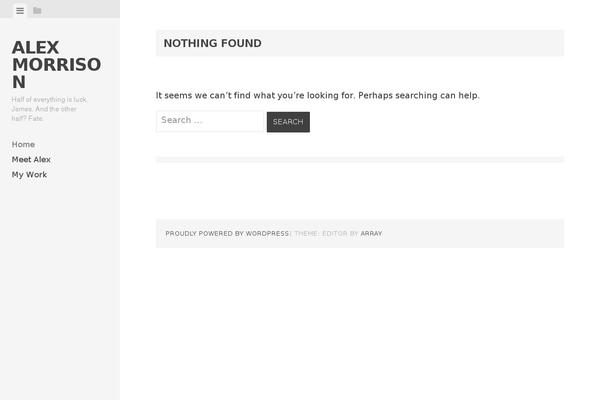 Editor theme site design template sample