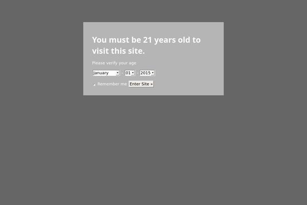 Site using Age Verify plugin