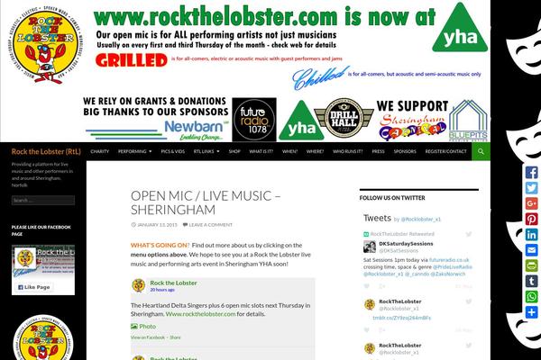 Twenty Fourteen theme site design template sample