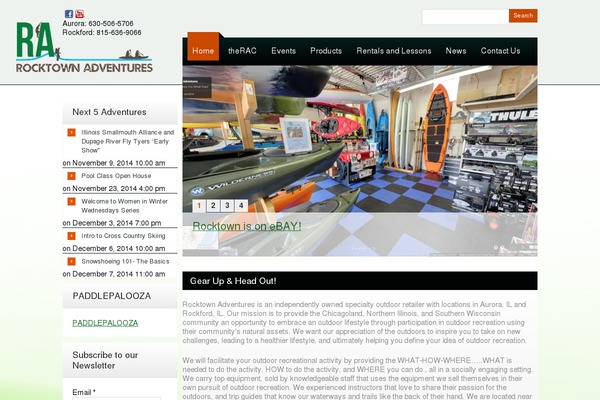 RunCrew theme site design template sample
