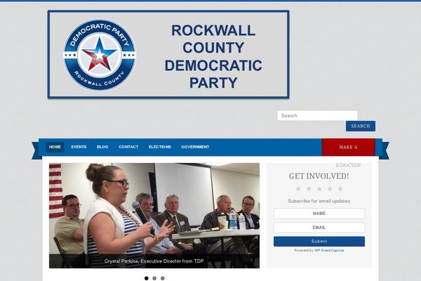 Campaign theme site design template sample