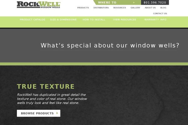 Rockwell theme site design template sample