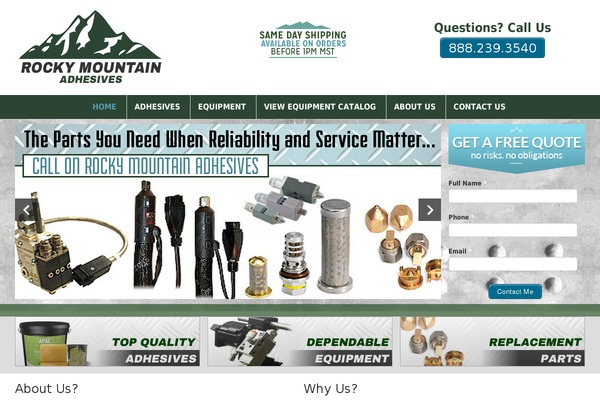 rockymountainadhesives.com site used Ultimatum
