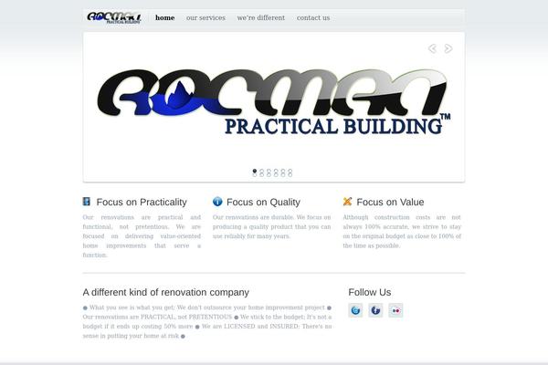 Famous theme site design template sample