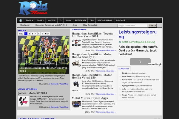 rodanews.com site used T-car