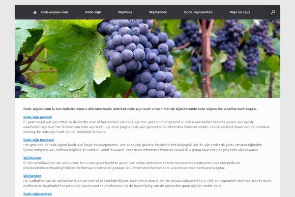 Vantage theme site design template sample